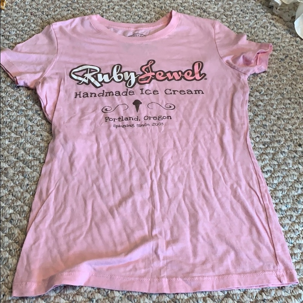 Ruby jewel tee